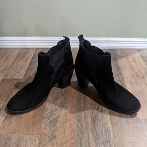Black Suede Booties